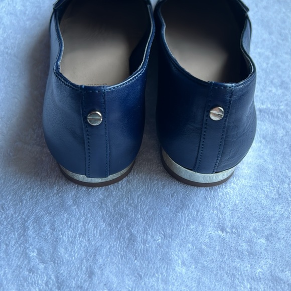Aldo Blue and Gold Flex Leather Loafer - Picture 4 of 7